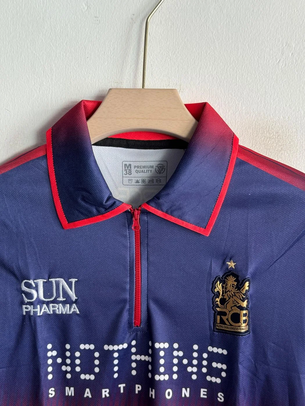 RCB 2026 KIT VIRAT FULLSLEEVE POLO EMBROIDERY 3