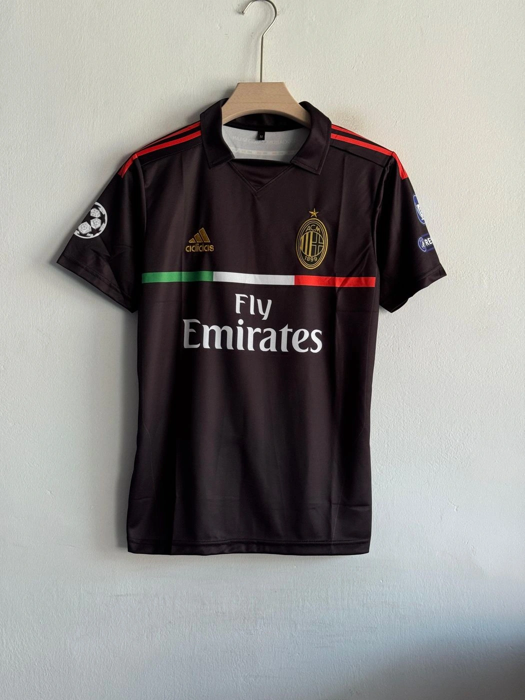 ACMILAN 2011-12 THIRD KIT IBRAHIMOVIC POLO EMBROIDERY PREMIUM