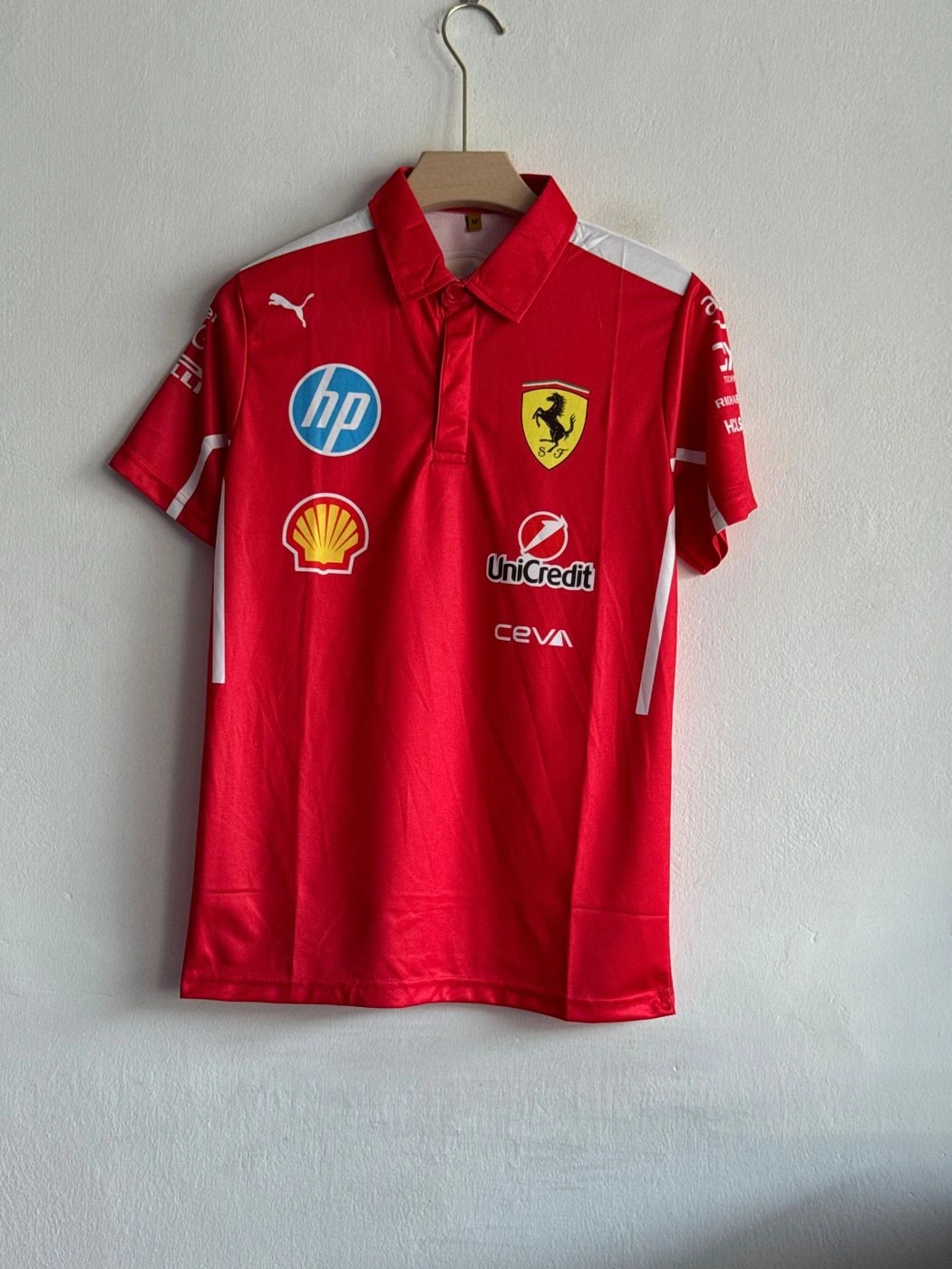 F1 FERRARI SCUDERIA RED POLO PREMIUM