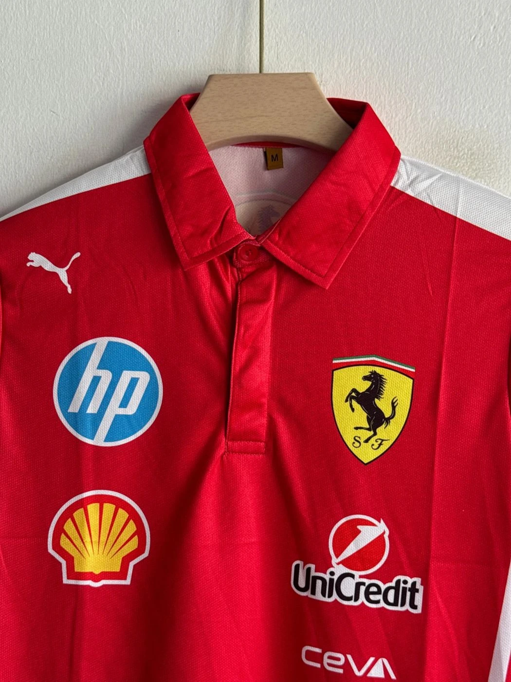 F1 FERRARI SCUDERIA RED POLO PREMIUM 3