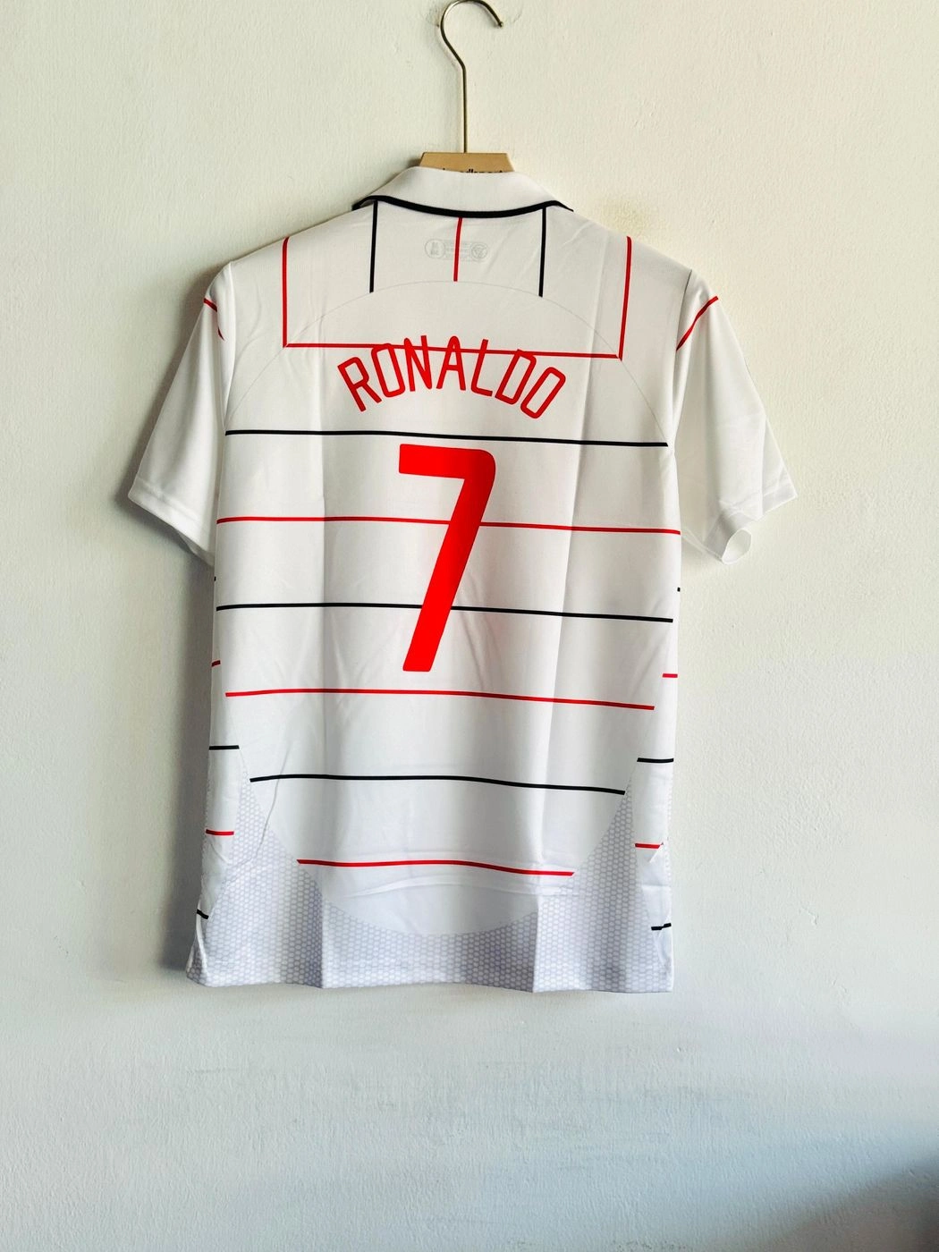 MANCHESTER UNITED 2003-04 THIRD KIT RONALDO POLO EMBROIDERY 2