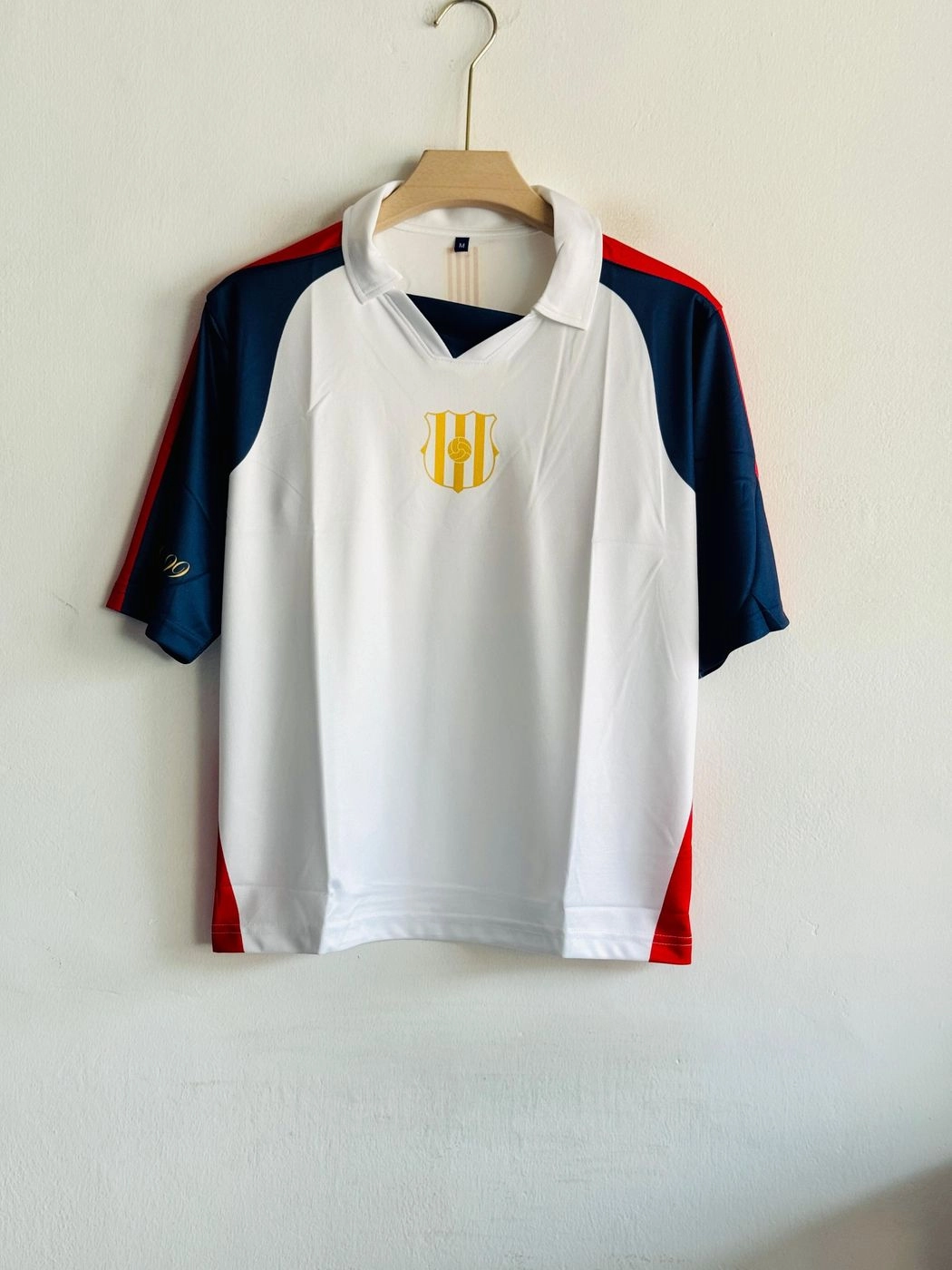 BARCELONA VINTAGE JERSEY FIVESLEEVE POLO PREMIUM