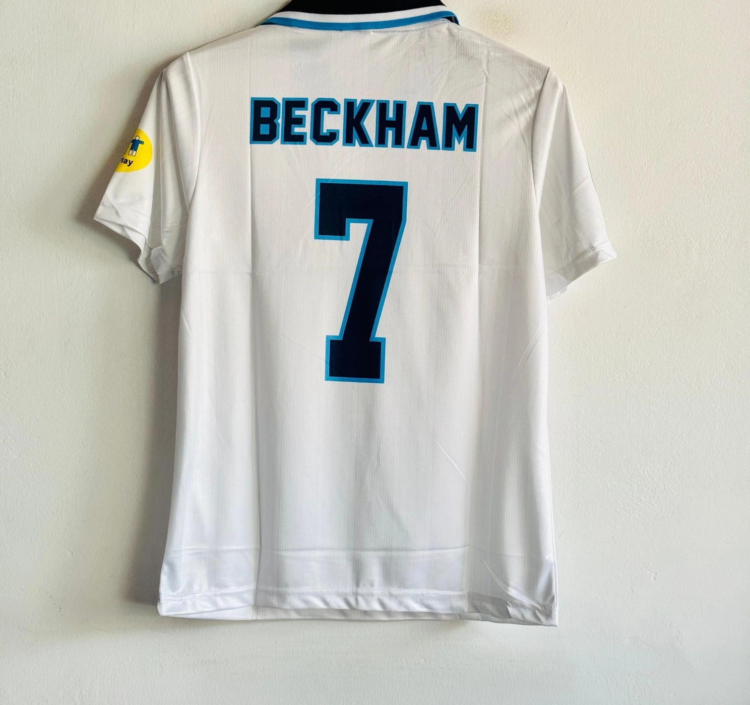 ENGLAND 1996 HOME BECKHAM POLO EMBROIDERY PREMIUM 2