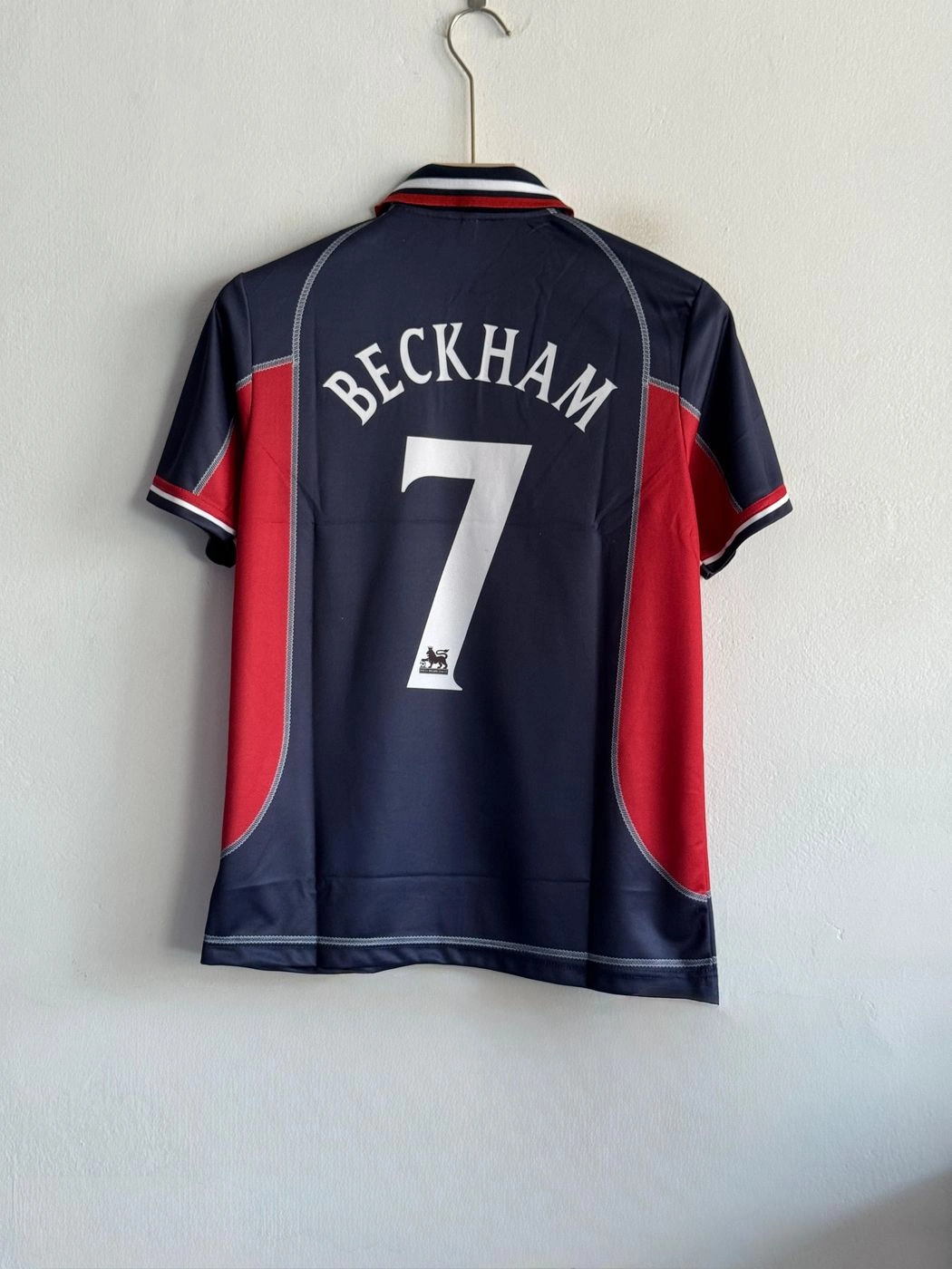 MANCHESTER UNITED 2000-01 THIRD KIT BECKHAM POLO EMBROIDERY PREMIUM 2