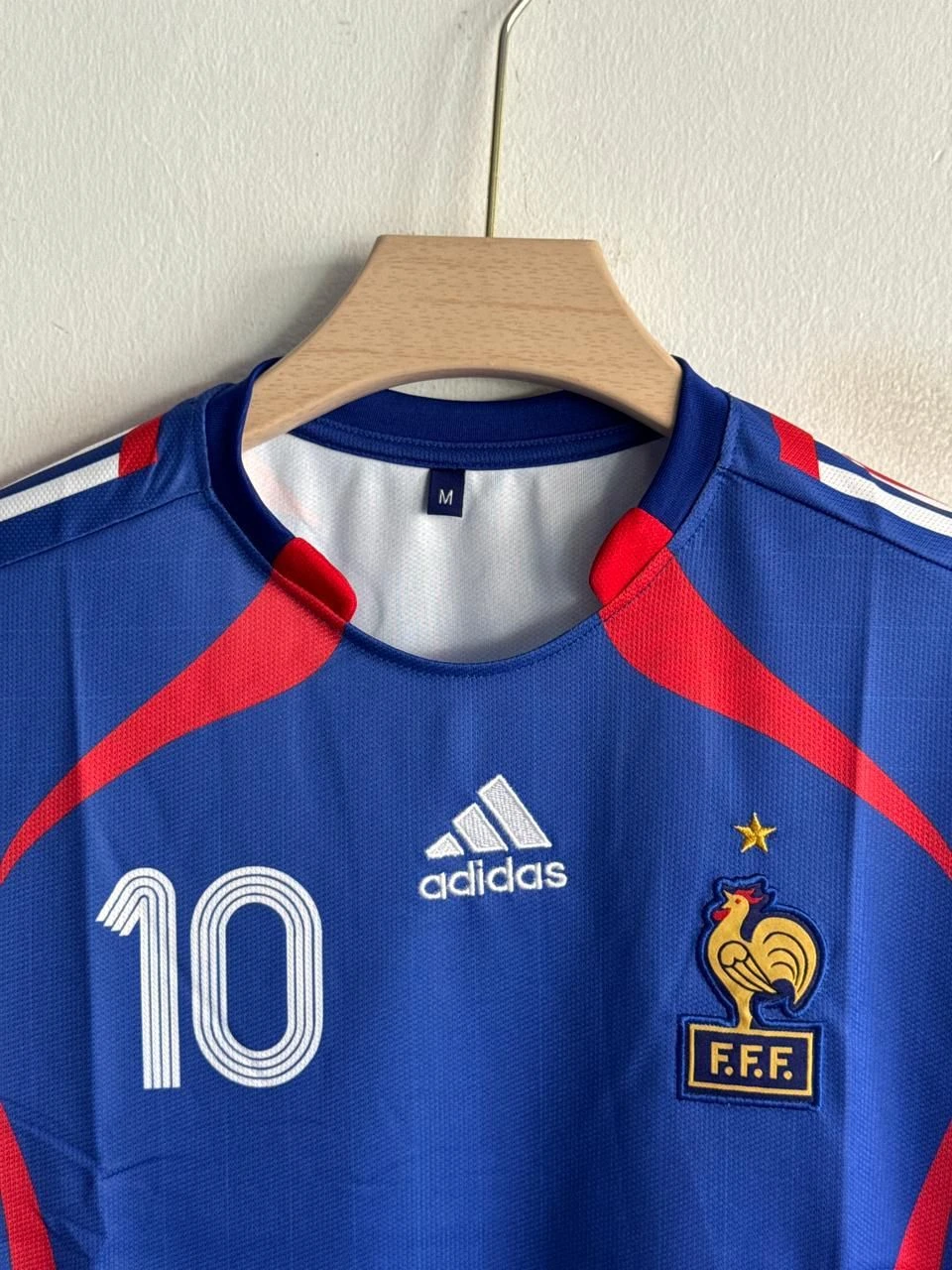 FRANCE 2006-07 HOME KIT ZIDANE EMBROIDERY PREMIUM 3