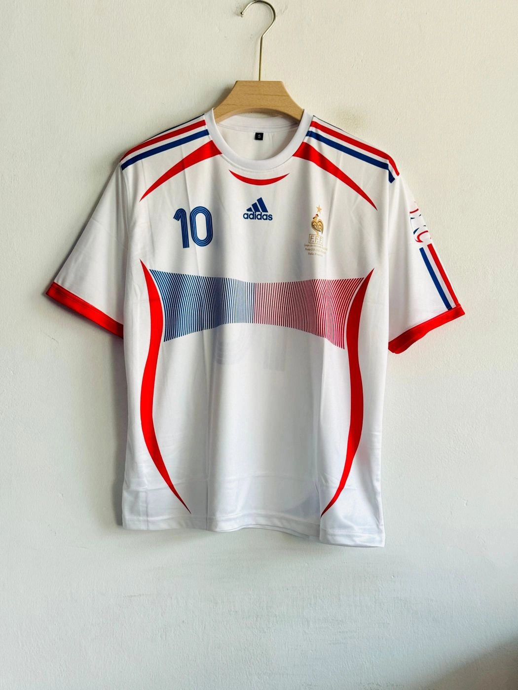 FRANCE 2006 AWAY KIT ZIDANE FIVESLEEVE