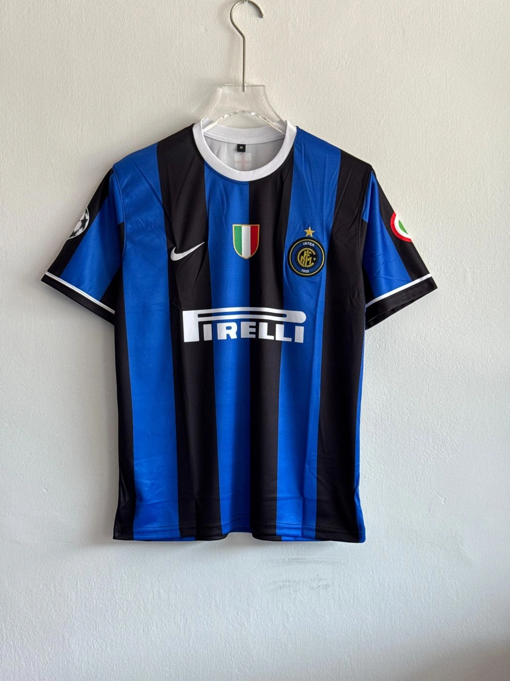 INTERMILAN 2009-10 HOME KIT FIGO EMBROIDERY