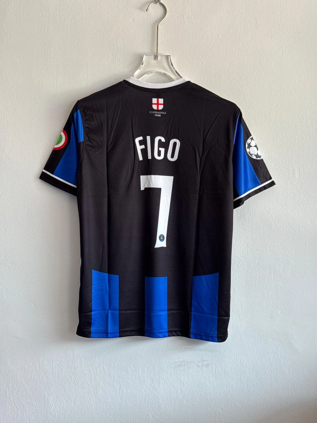 INTERMILAN 2009-10 HOME KIT FIGO EMBROIDERY