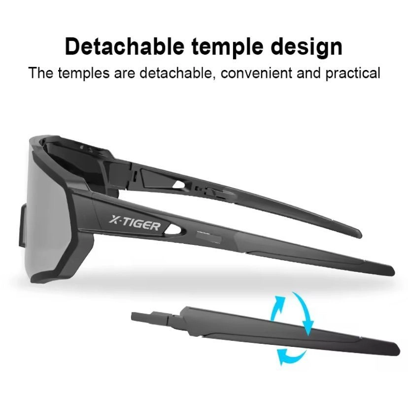 X-TIGER Polarized Sunglass-5 Interchangeable Lens kit
