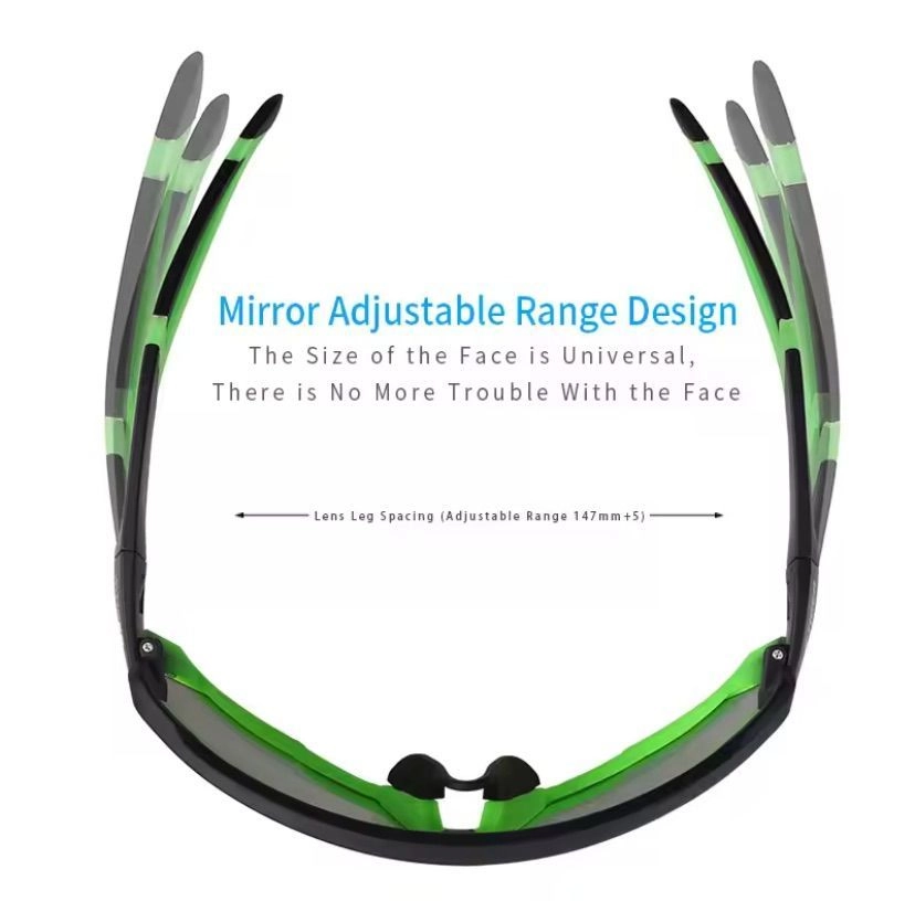 X-TIGER Polarised Sunglass- 3 Interchangeable Lens kit