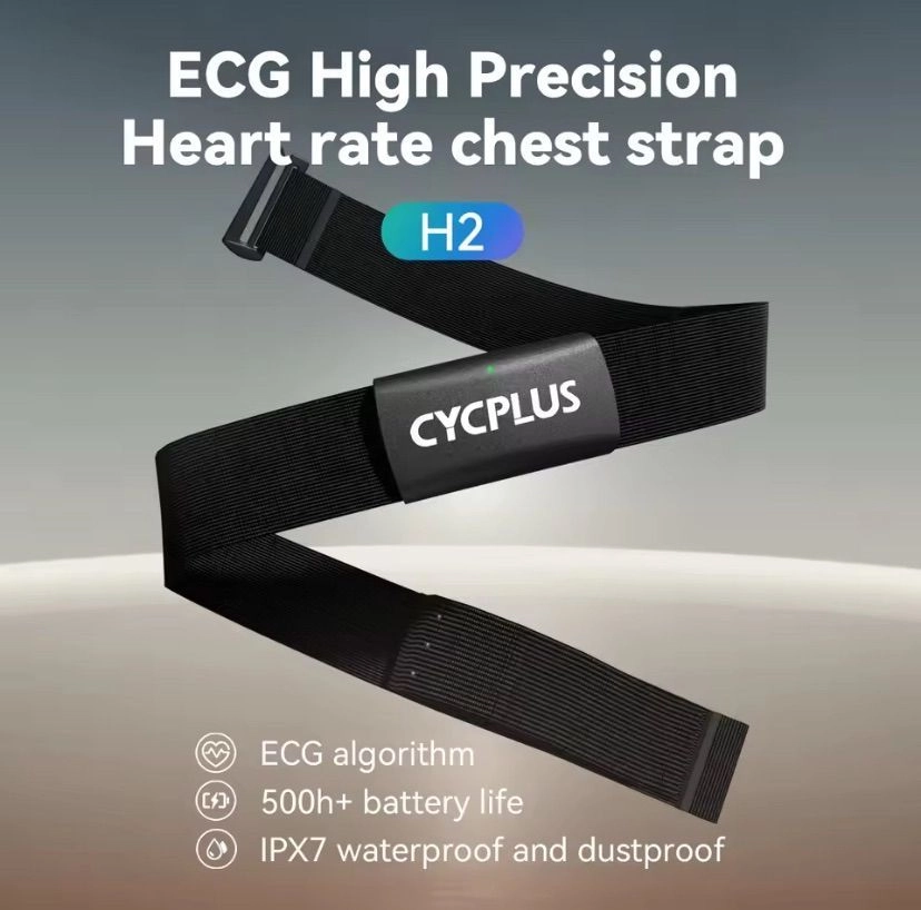 CYCPLUS H2 Heart Rate Monitor – Dual Mode ANT+ & Bluetooth Chest Strap