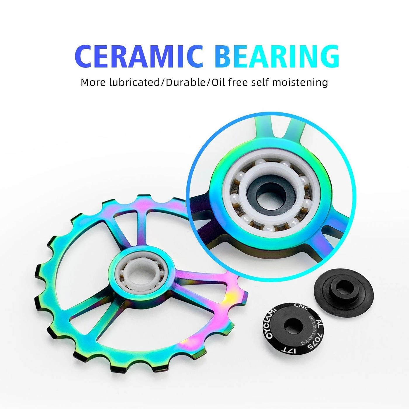 Carbon Fiber Ceramic Pulley Set