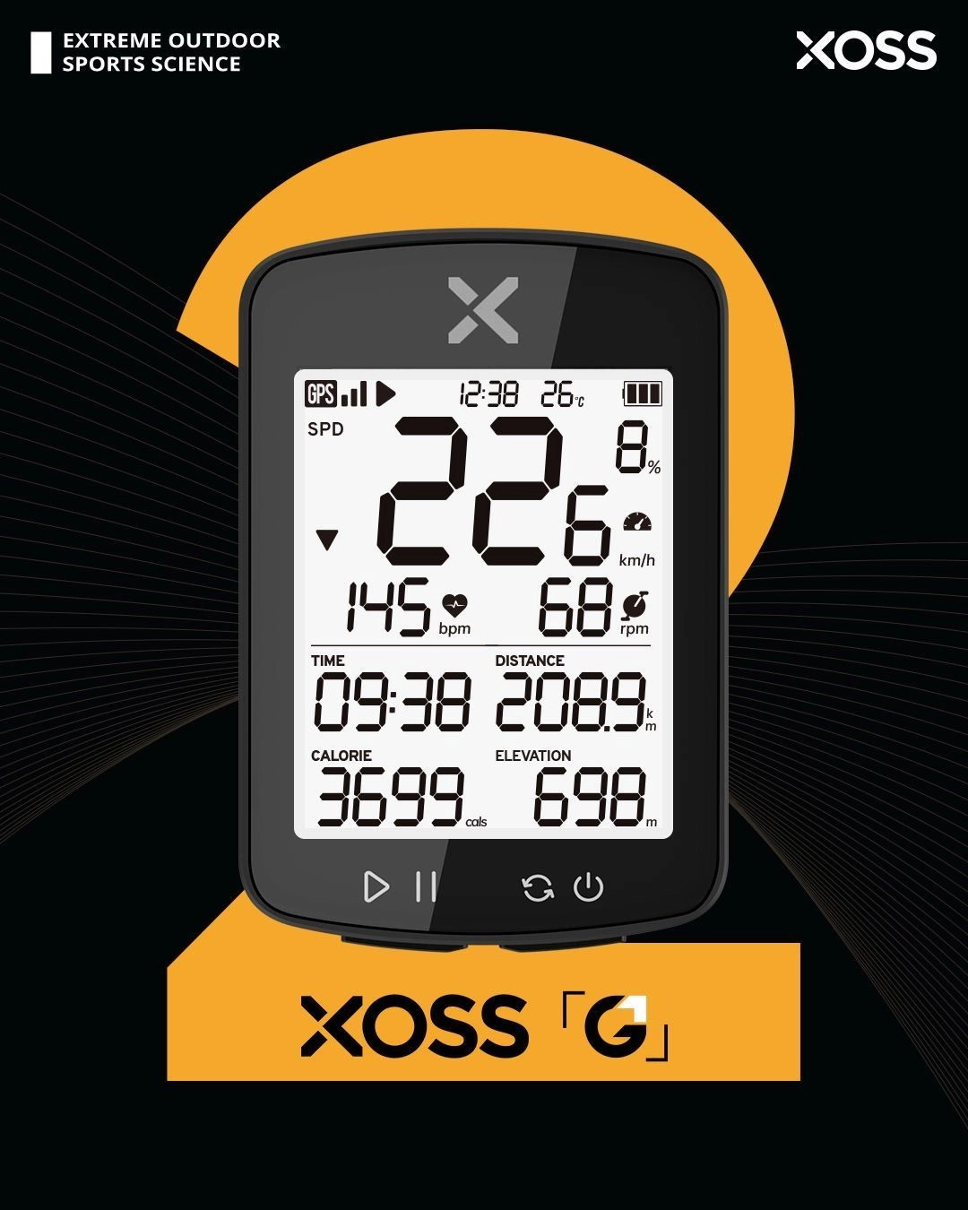 XOSS G2+ GPS Bike Computer