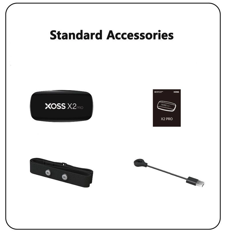 XOSS X2 Pro Rechargable Chest Strap Heart Rate Monitor 5