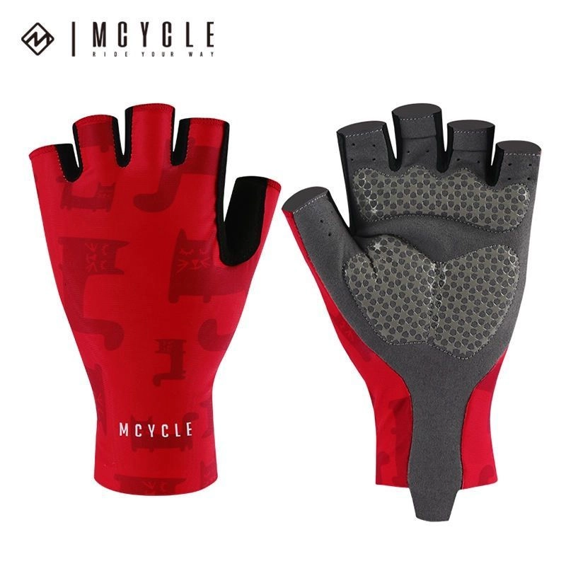 Premium Half Finger Cycling Gloves | Shock Absorbing Gel Padded Anti-Slip Bike Gloves 1
