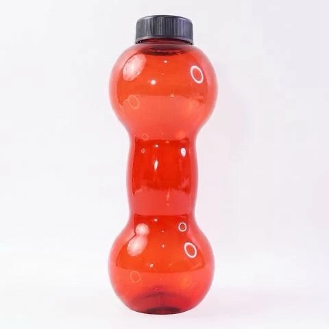 Plastic Dumbbell Shaped Water Bottle 550 MI For Fitness And Daily Hydration 3