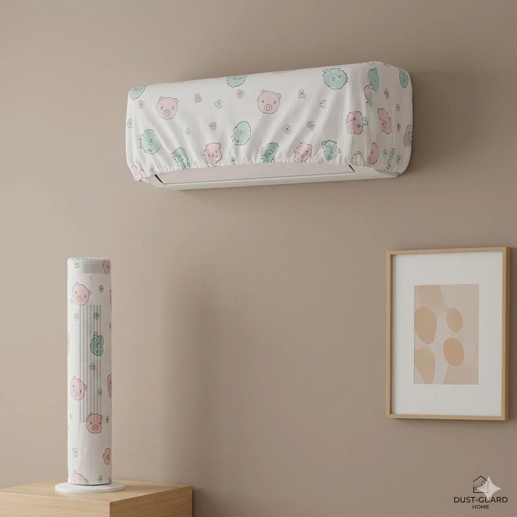 Reusable Split Air Conditioner Dust ‹ protection Cover (2pc)