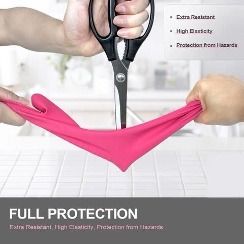 Reusable Silicone Cleaning Brush Scrubber Gloves