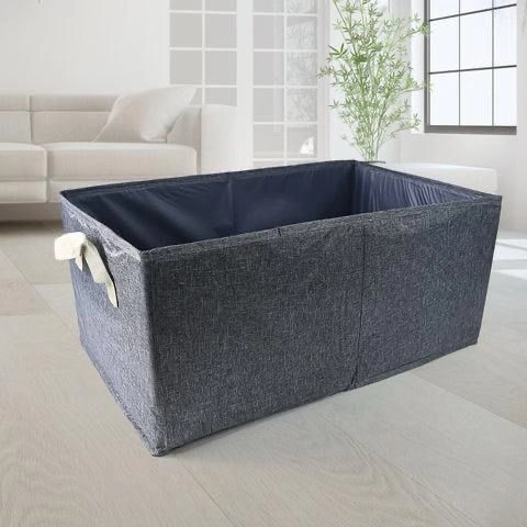 Foldable Cloth Storage Box With Handles