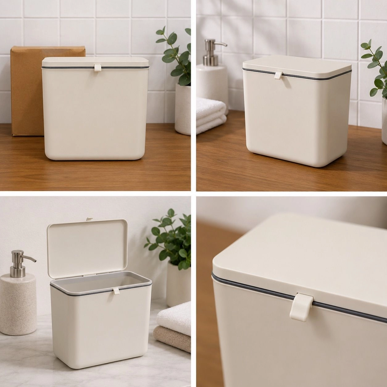 Stylish Plastic Kitchen Dustbin