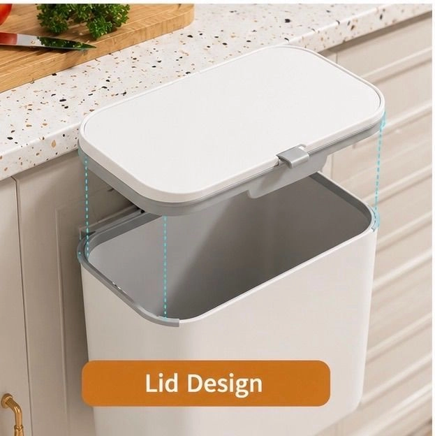 Stylish Plastic Kitchen Dustbin