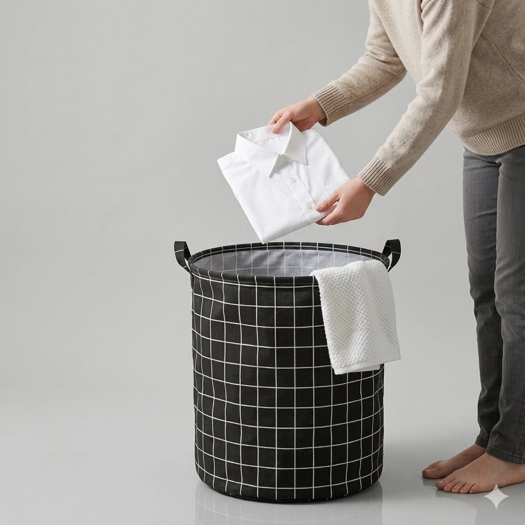 Multipurpose Foldable Laundry Storage Basket
