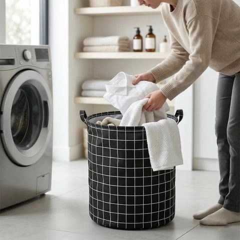 Multipurpose Foldable Laundry Storage Basket