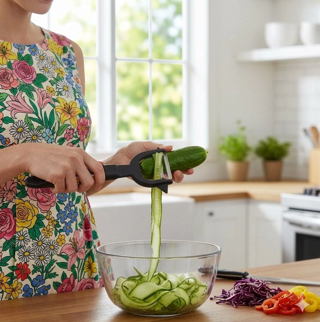 2-in-1 Double Julienne And Vegetable Peeler ( pack of 2 )