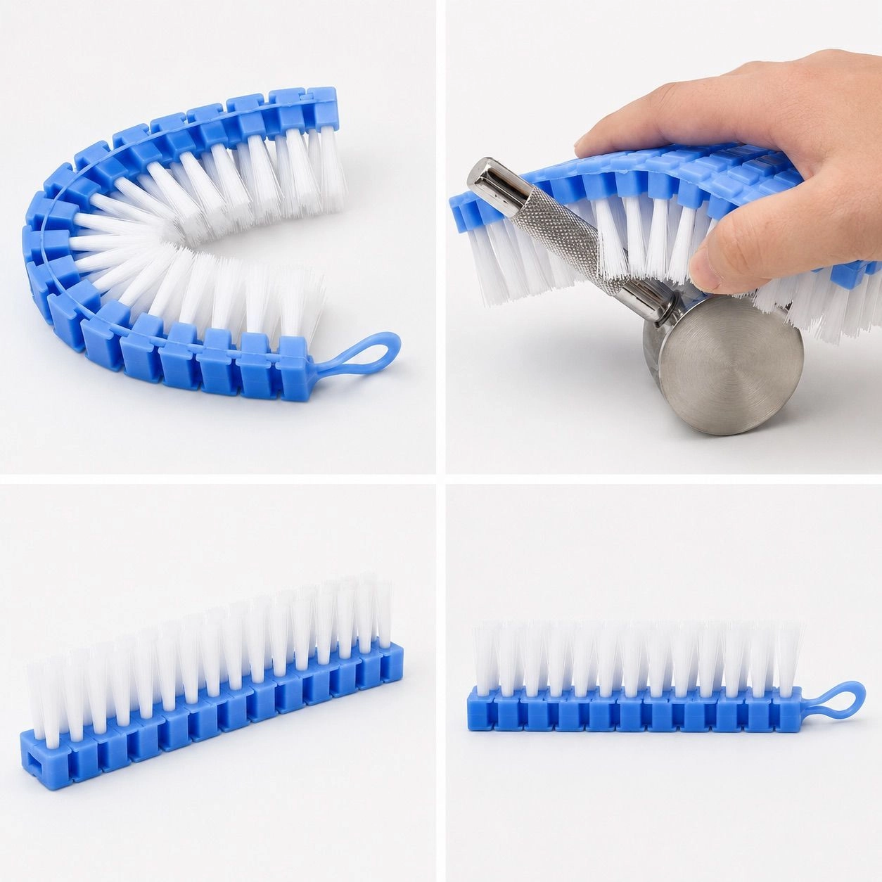 Flexible Plastic Cleaning Brush For Home, Bathroom,