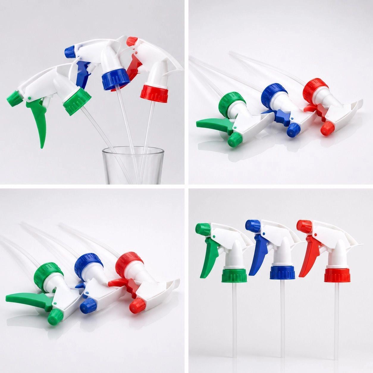 Trigger Sprayer Bottle Replacement Nozzle Plastic Spray Bottle Head (2 Pc) 2