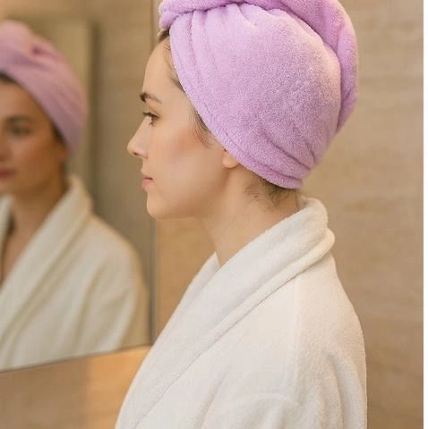 Quick Turban Hair-Drying Absorbent Microfiber Towel 5