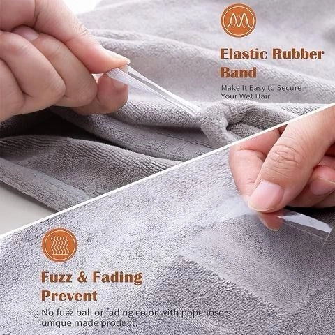Quick Turban Hair-Drying Absorbent Microfiber Towel 6