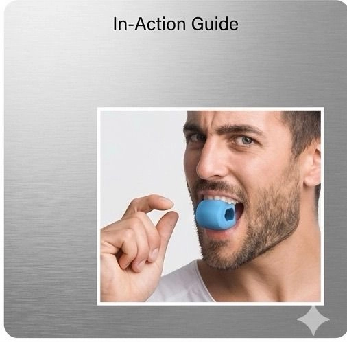 Blue Mouth jawline Exerciser (2Pc) 2