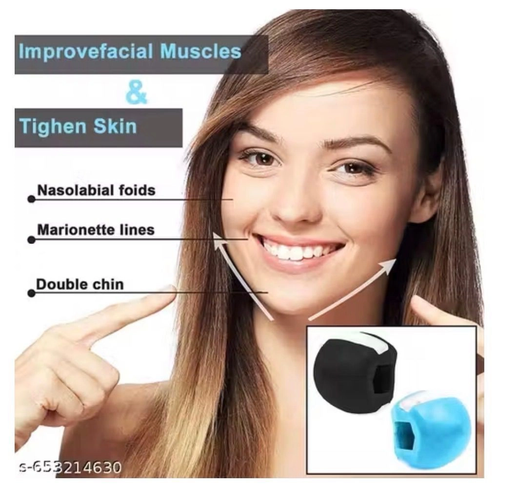 Blue Mouth jawline Exerciser (2Pc) 3