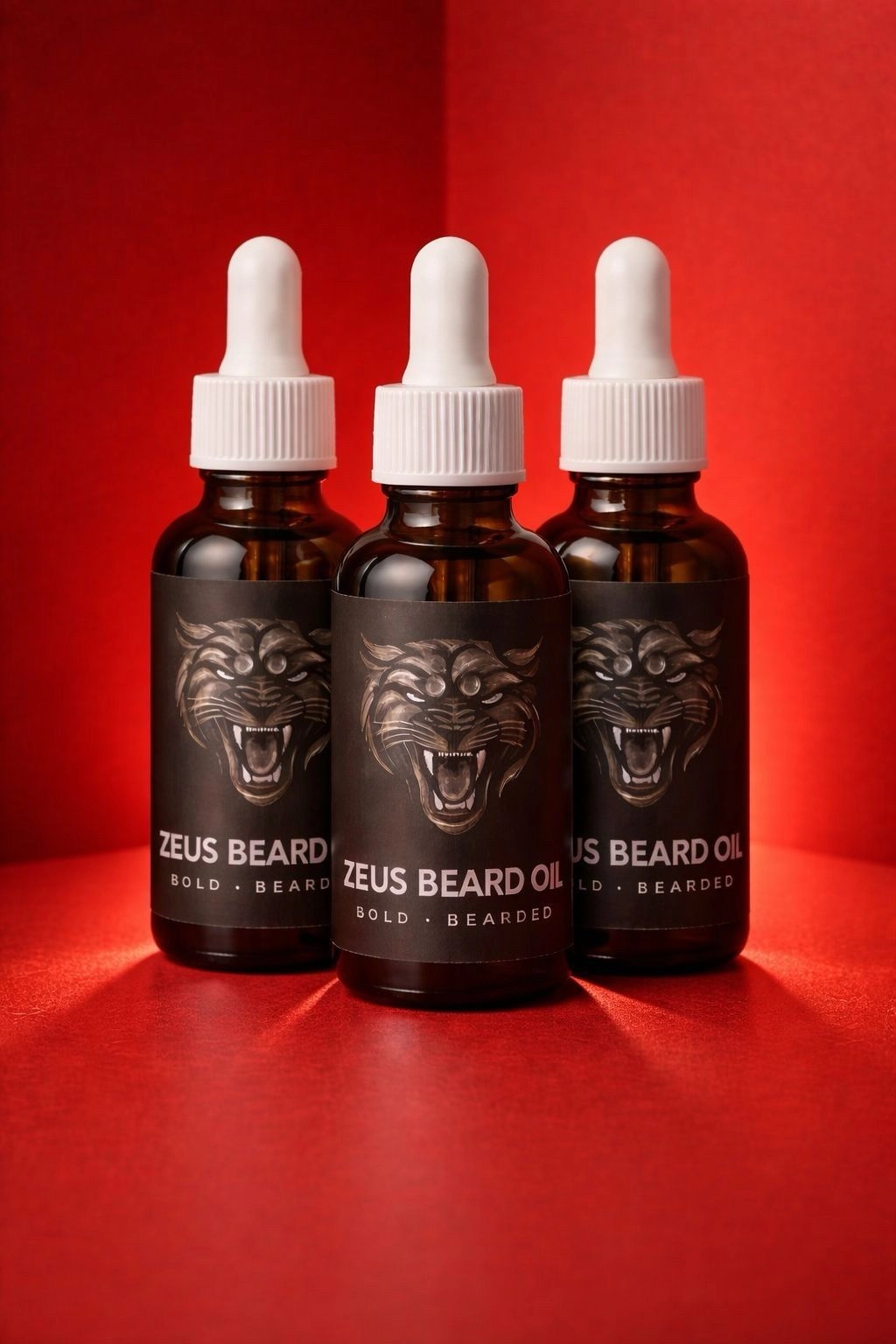 ZEUS BEARD OIL 3x Combo 2