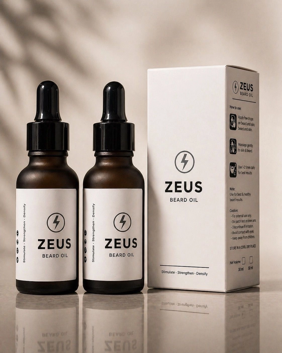 ZEUS BEARD OIL 2x Combo 2