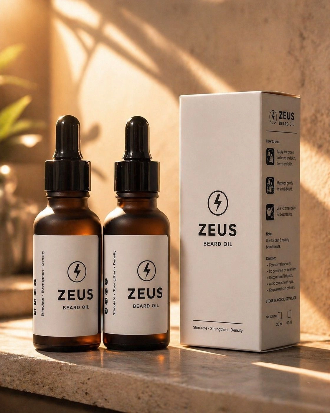 ZEUS BEARD OIL 2x Combo 4