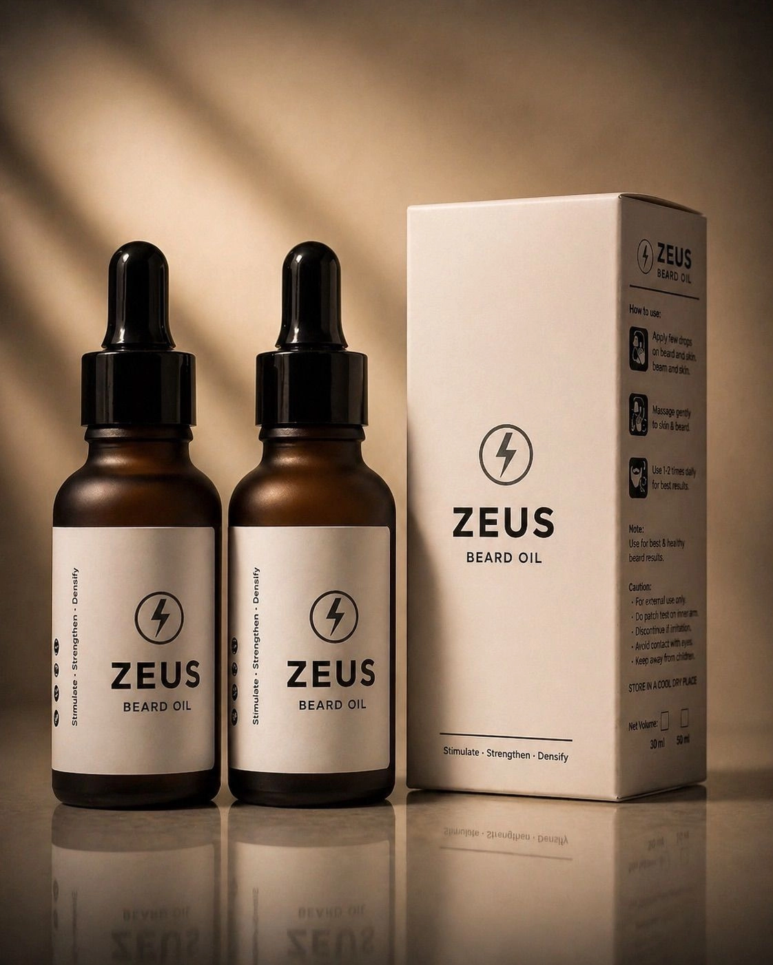 ZEUS BEARD OIL 2x Combo 5