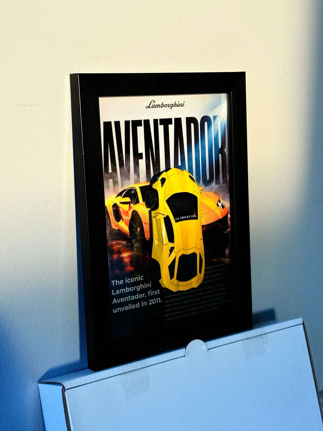 Lamborghini Aventador Frame – Yellow Edition 🔥