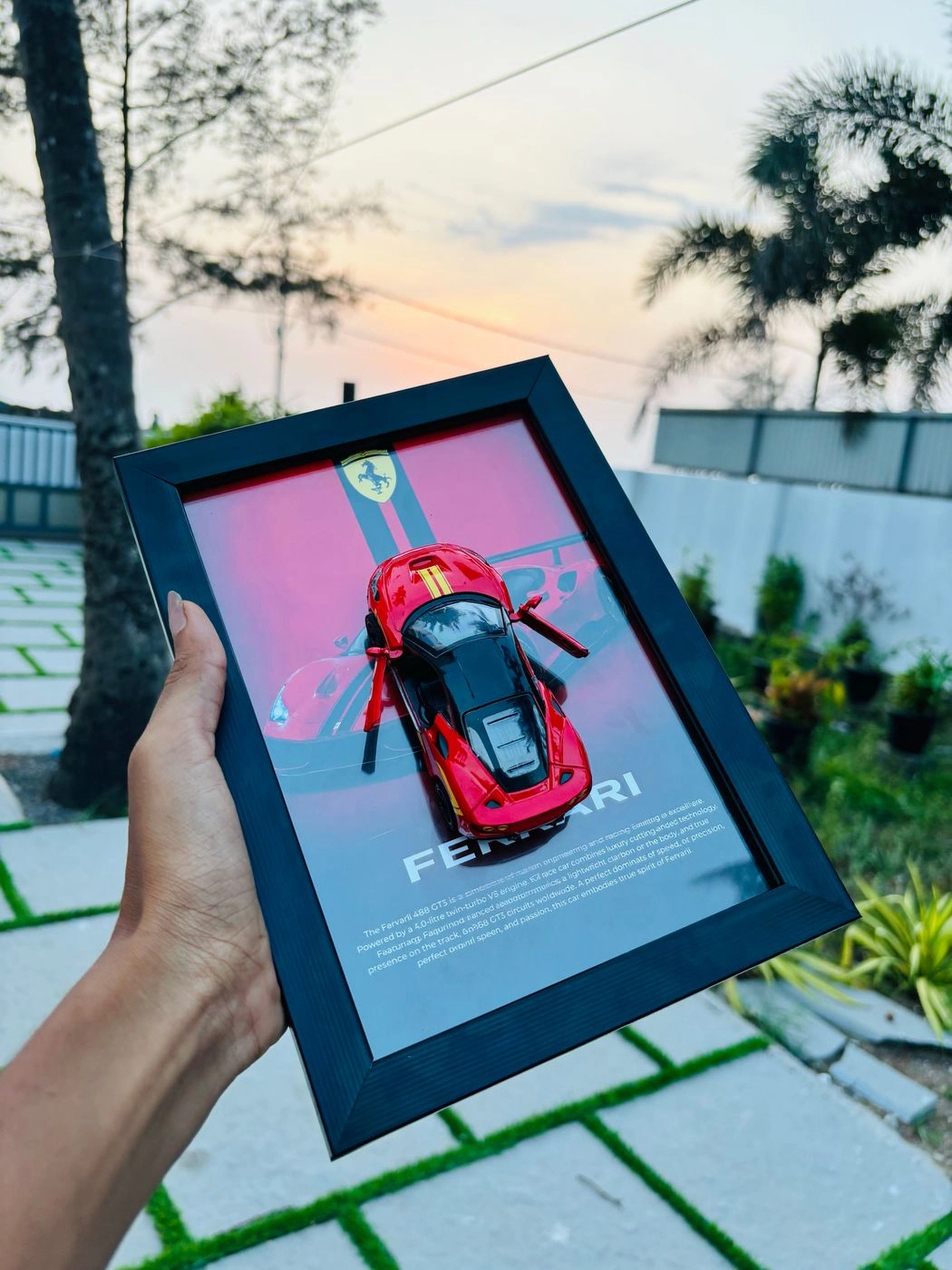 Ferrari 488 GTB Frame – Rosso Red Edition ❤️ 1