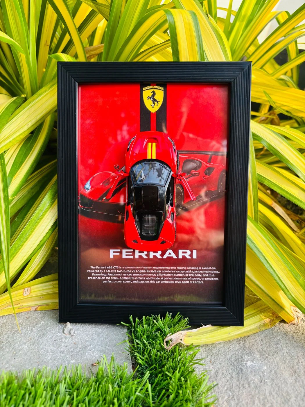 Ferrari 488 GTB Frame – Rosso Red Edition ❤️ 2