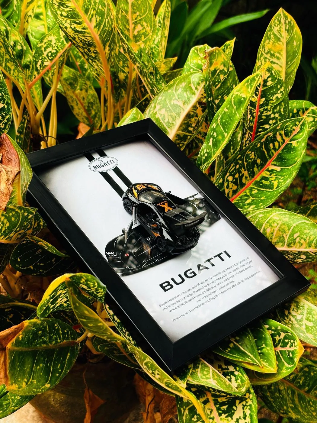Bugatti Bolide Frame – Black Carbon Edition 🖤 2