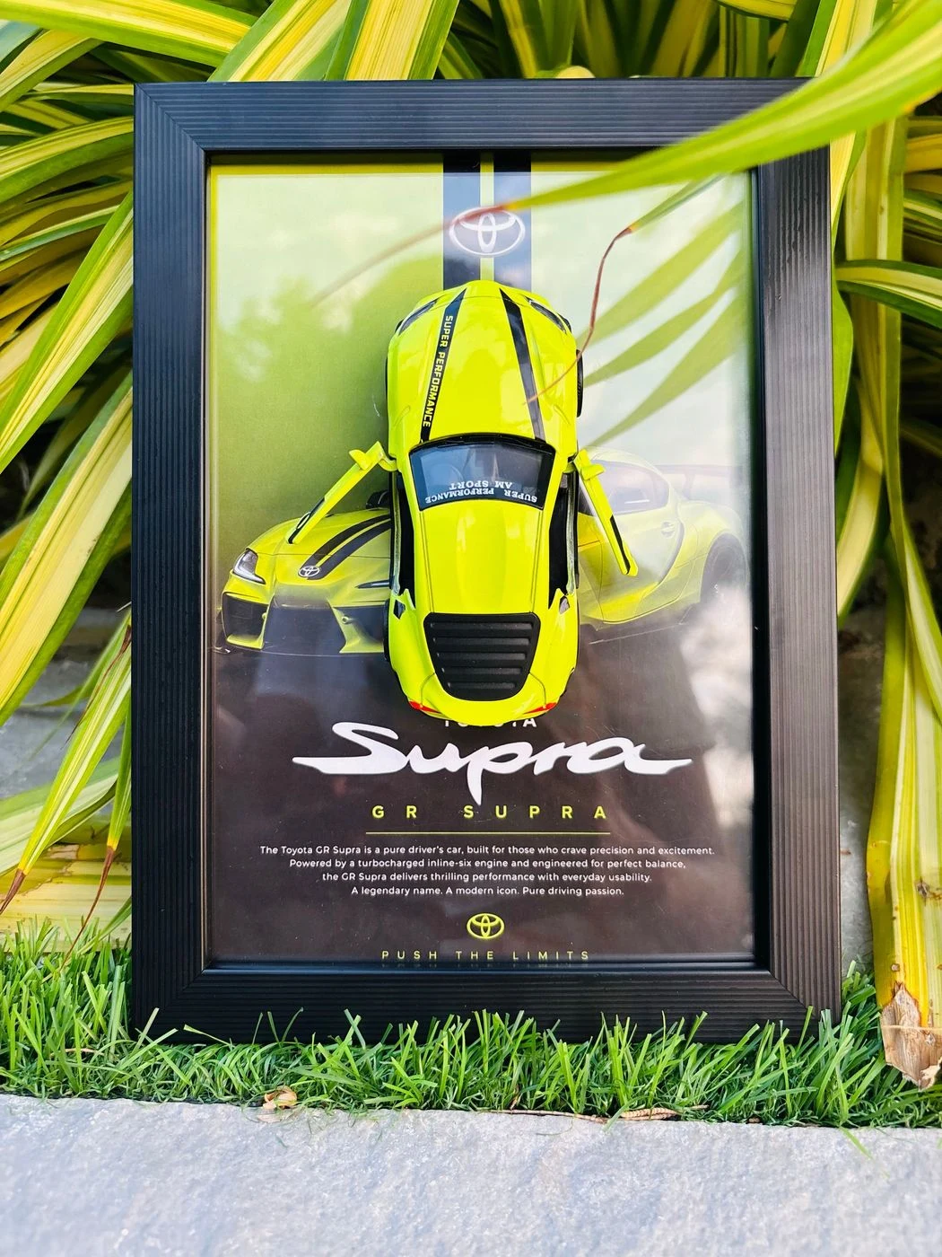 Toyota Supra Frame – Green Edition 💚 1