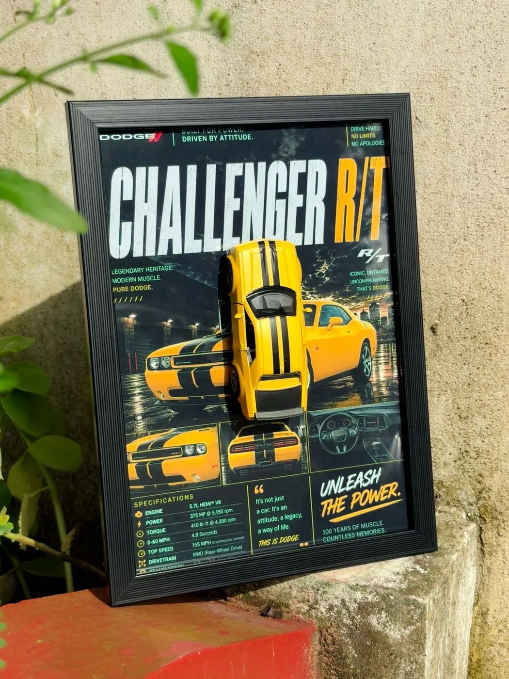 Dodge Challenger R/T – Racing Yellow Edition 💛 1