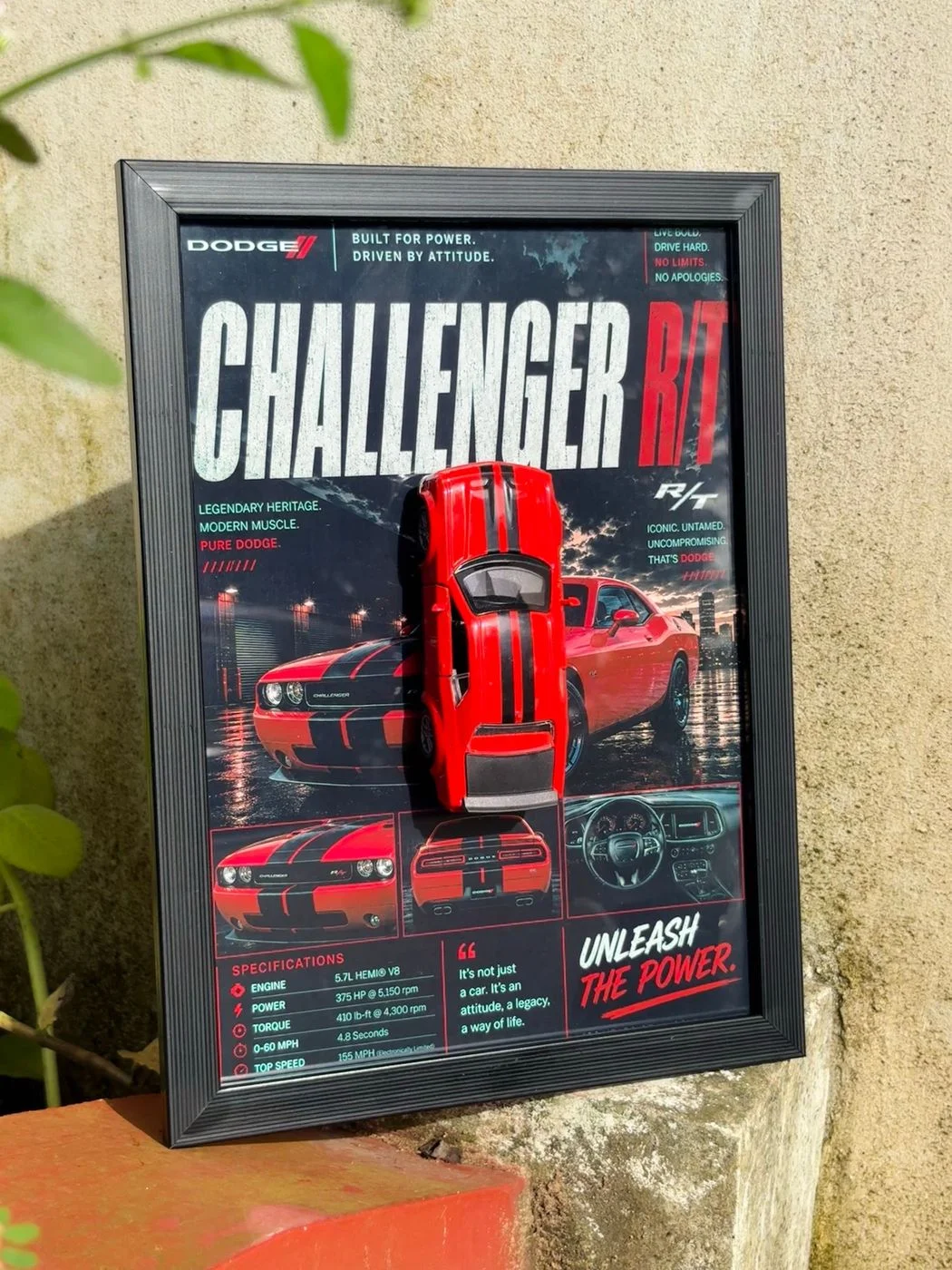 Dodge Challenger R/T – Racing Red Edition ❤️ 1