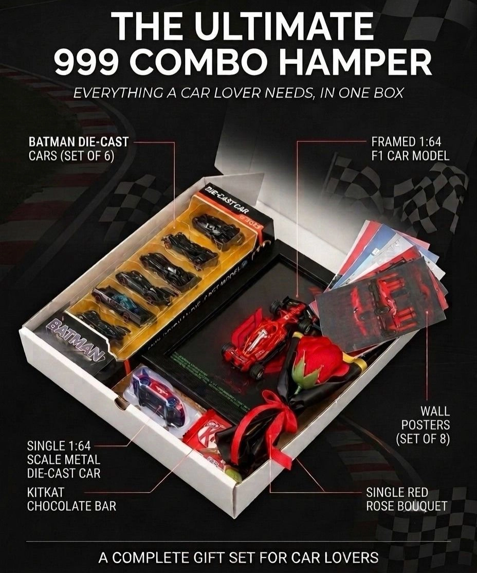 Ultimate Car Lover’s Hamper – F1 Edition ❤️🏎️ 2