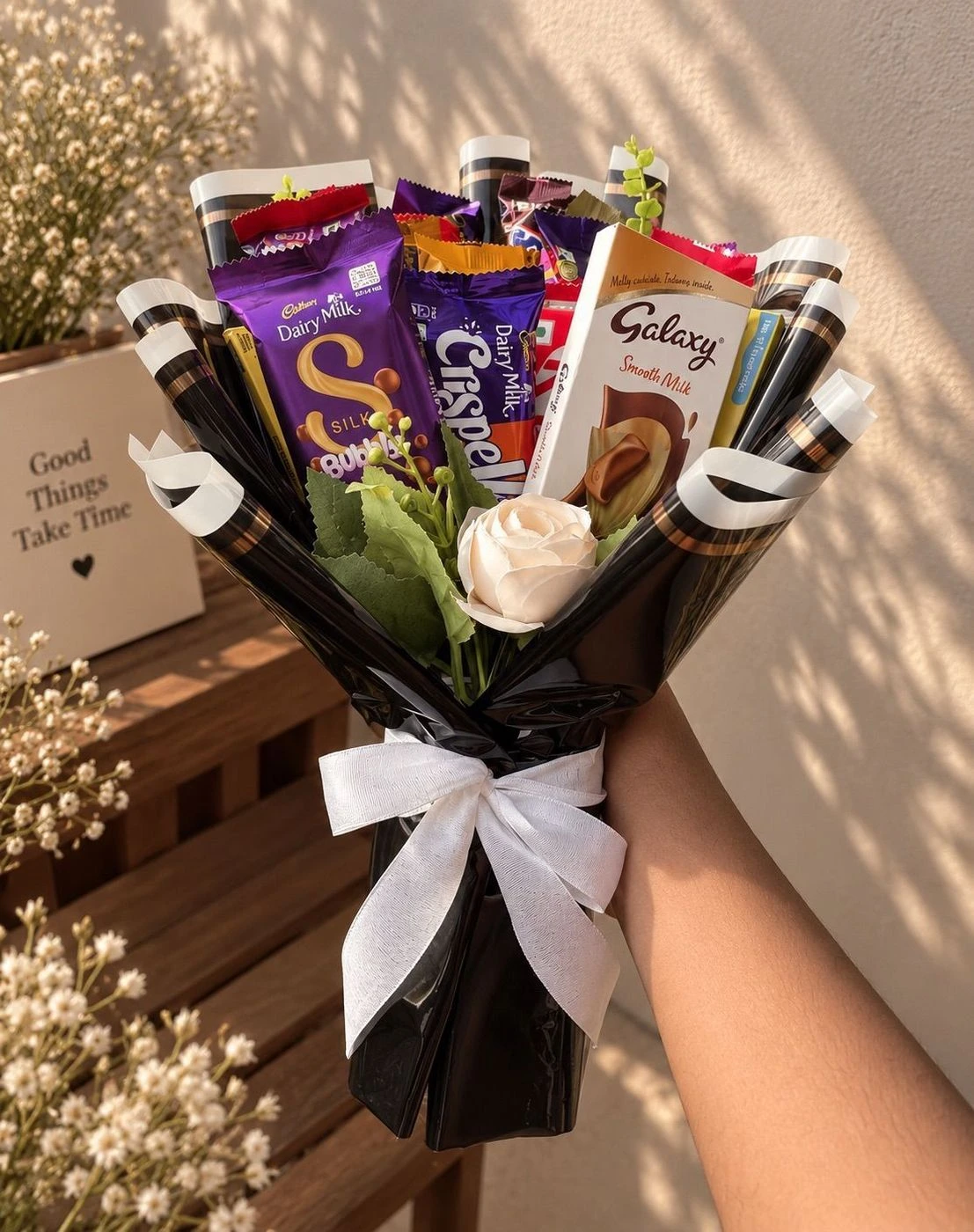 Chocolate Bliss Bouquet 🍫🤍 1