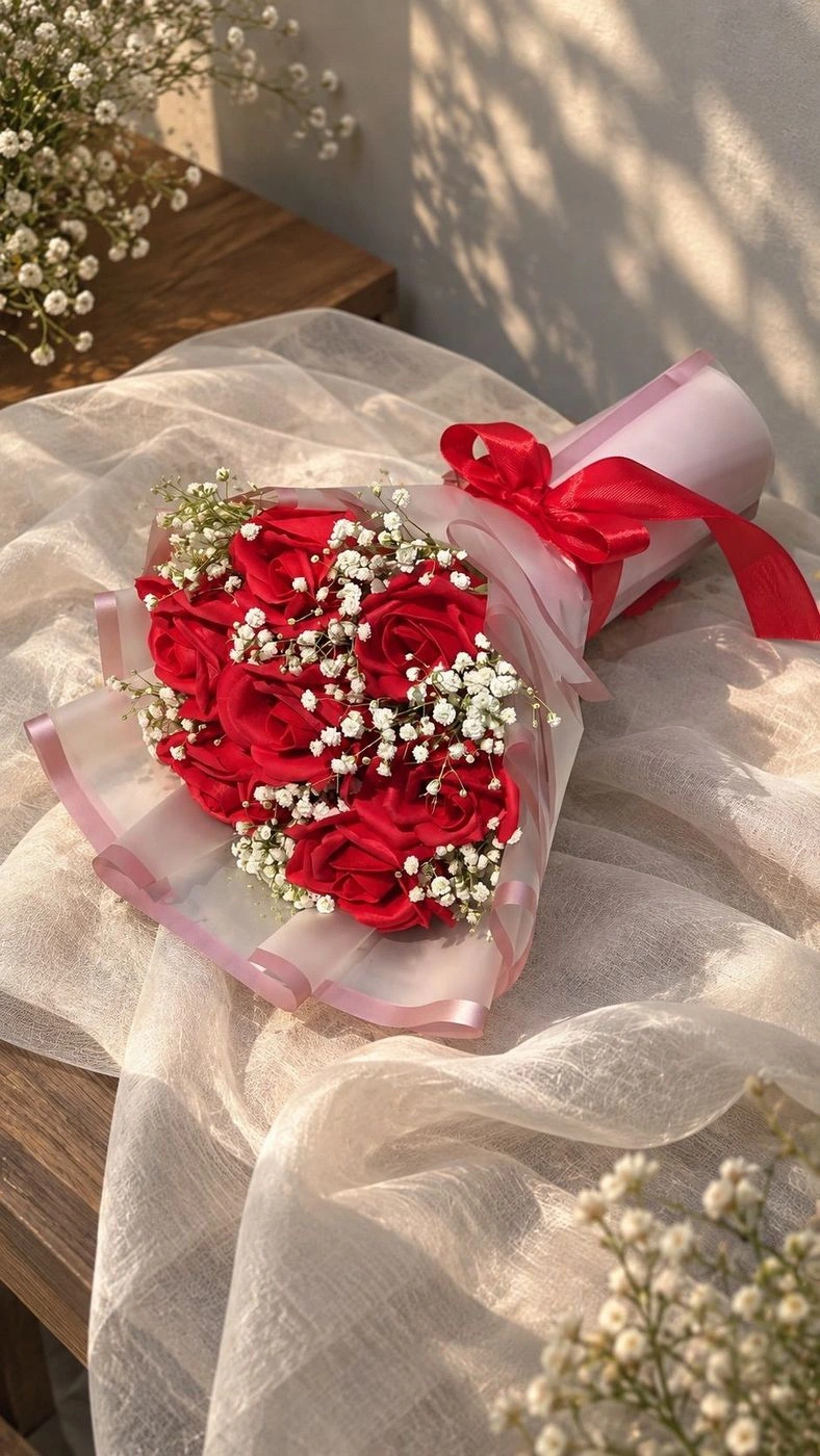 Eternal Rose Bouquet 🌹🤍 1
