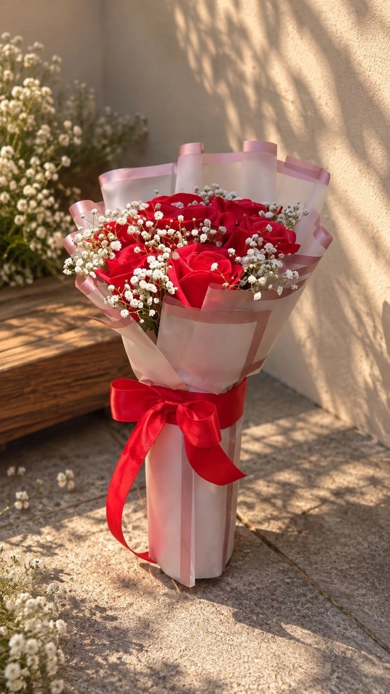 Eternal Rose Bouquet 🌹🤍 2