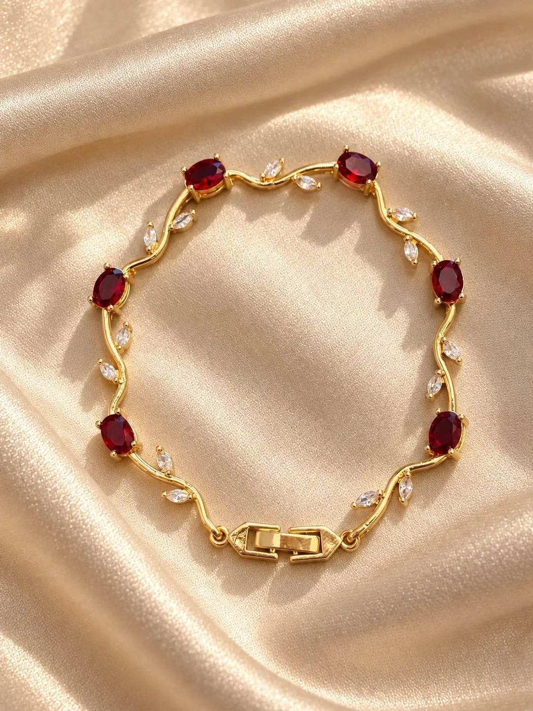 Maroon Tulip bracelet ✨ 2